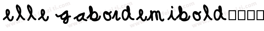 elle gabordemibold字体转换